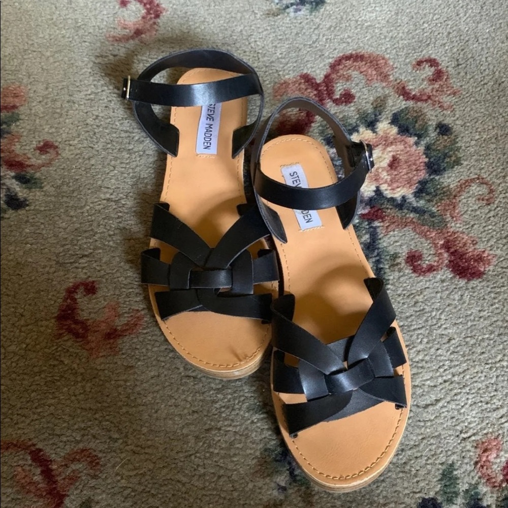 Black Steve Madden Sandals